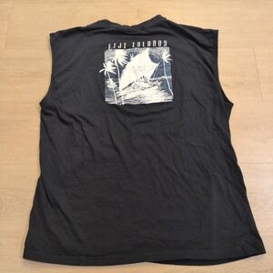 VTG Bula Fiji Islands Men 2XL Sleeveless Muscle T-Shirt Souvenir Graphic Surf